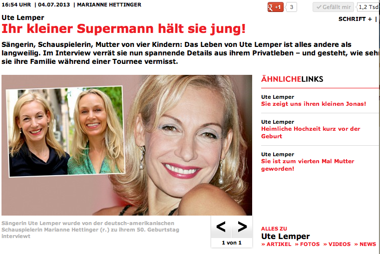 marianne hettinger in die Bunte